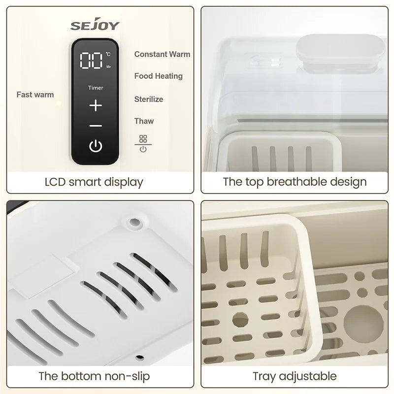 Double Baby Bottle Warmer Multi function Fast Baby,Baby Milk Warmer Food Heater with ACcurate Temperature Control Formula Water Warmer for Twins