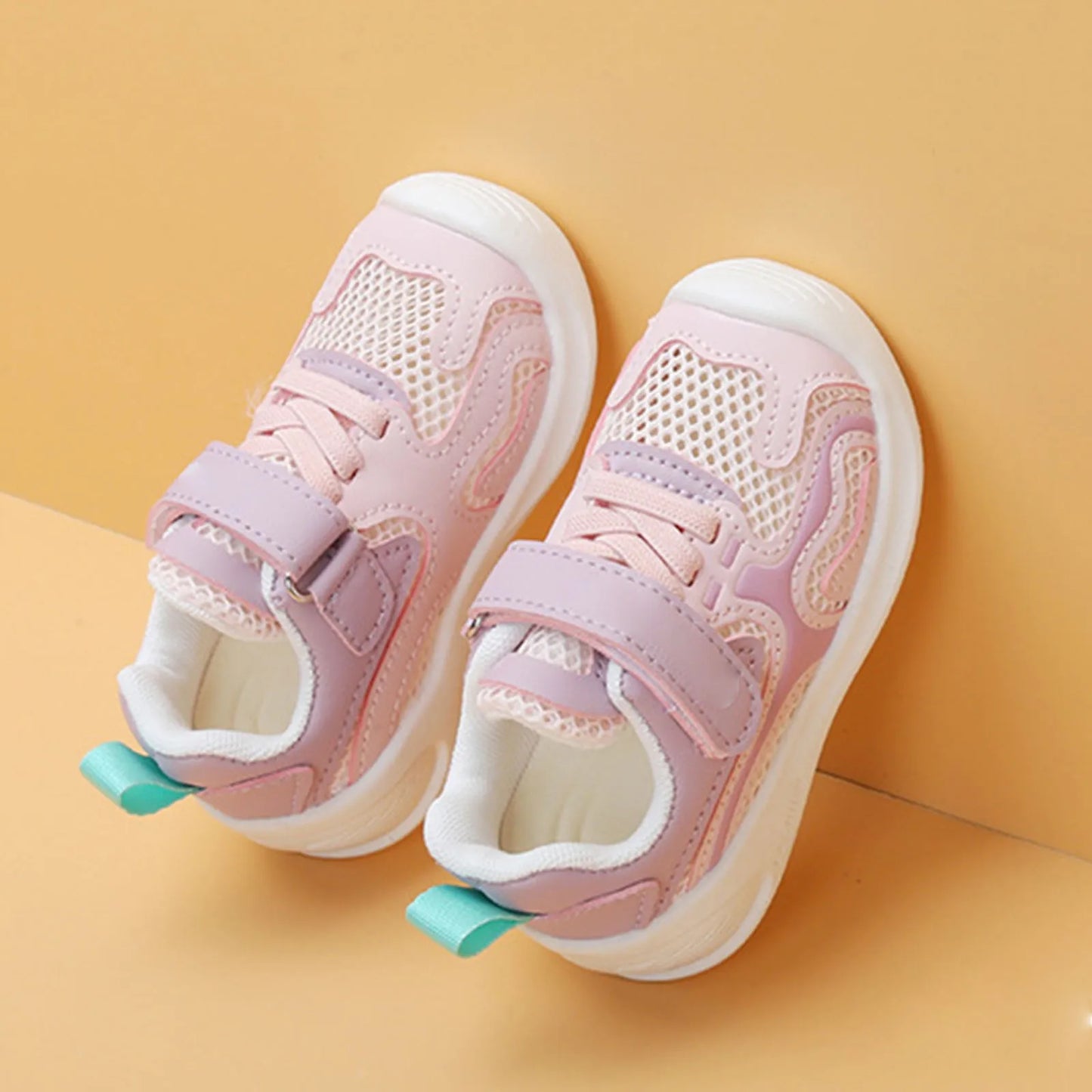 Baby Sneakers Spring Summer Infant Shoes Soft Contrast Color Toddler Shoes Newborn First Walkers Unisex Baby Boy Girl Shoes