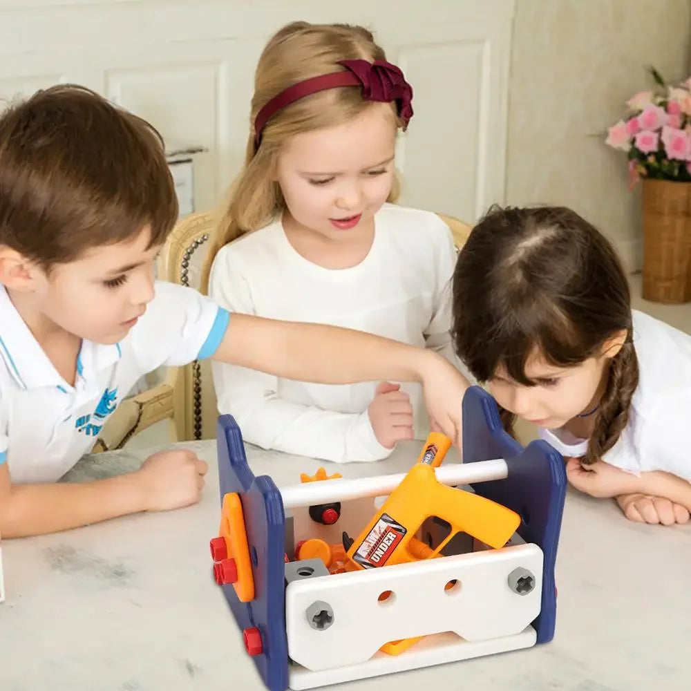 Kids Repair Tool Kit Toys Play House Screw Disassemble Pretend Play Screwdriver Handmade Educational Children Toys for Boys Gift
