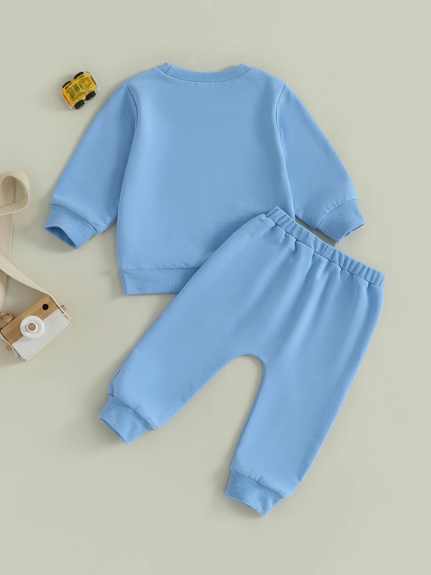 Toddler Boy Winter Outfit Dinosaur Print Hoodie and Jogger Set Warm Clothes for Baby Boys 2 Piece Clothing Set