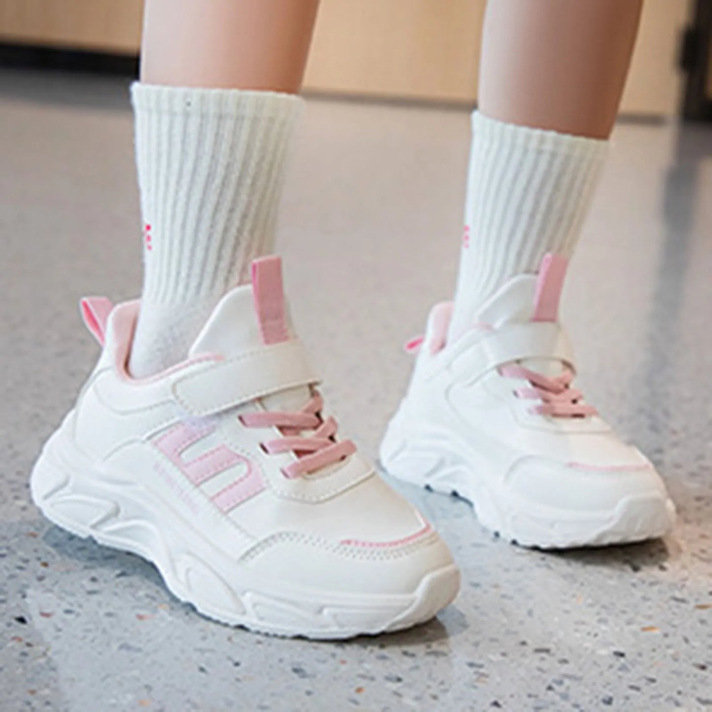 Girl Shoes Size 8 Toddler Big Kids Shoes Boys Girls Breathable Sneakers Athletic Running Shoes Casual White Toddler Slip Boots