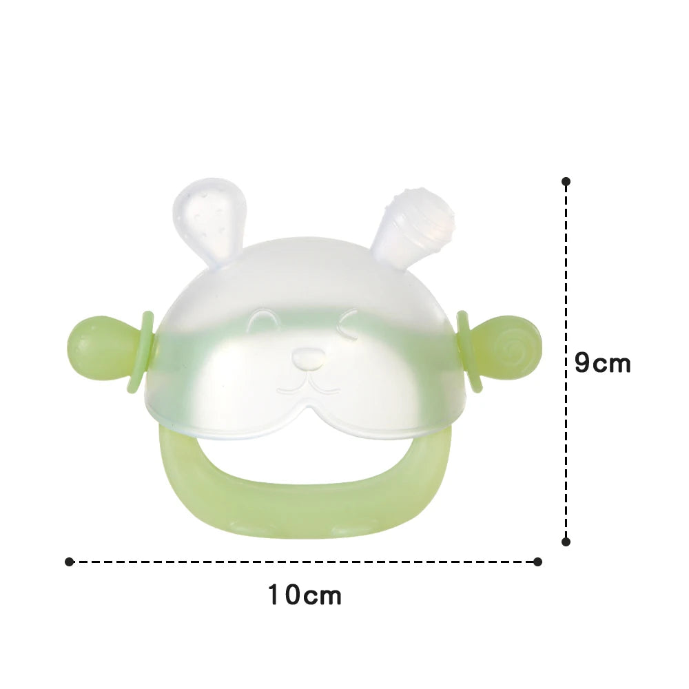 3 Pack BPA Free Silicone Baby Teething Mitten, Anti-Drop Soothing Wrist Molar Teether, Infant Molar Chew Toy for Newborn