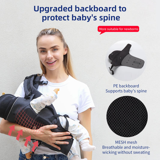 13 In 1 Baby Growth Carrier Newborn to Toddler 0-44 Lbs Ergonomic Infant Carrier with Removable Plate Safety Reflective Strips