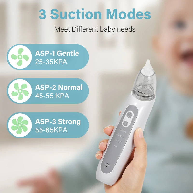 Cloud Prime Baby Electric Nasal Aspirator Charging Version Newborn Baby Nasal Aspirator Suck Out Prevent Nasal Congestion For Winter