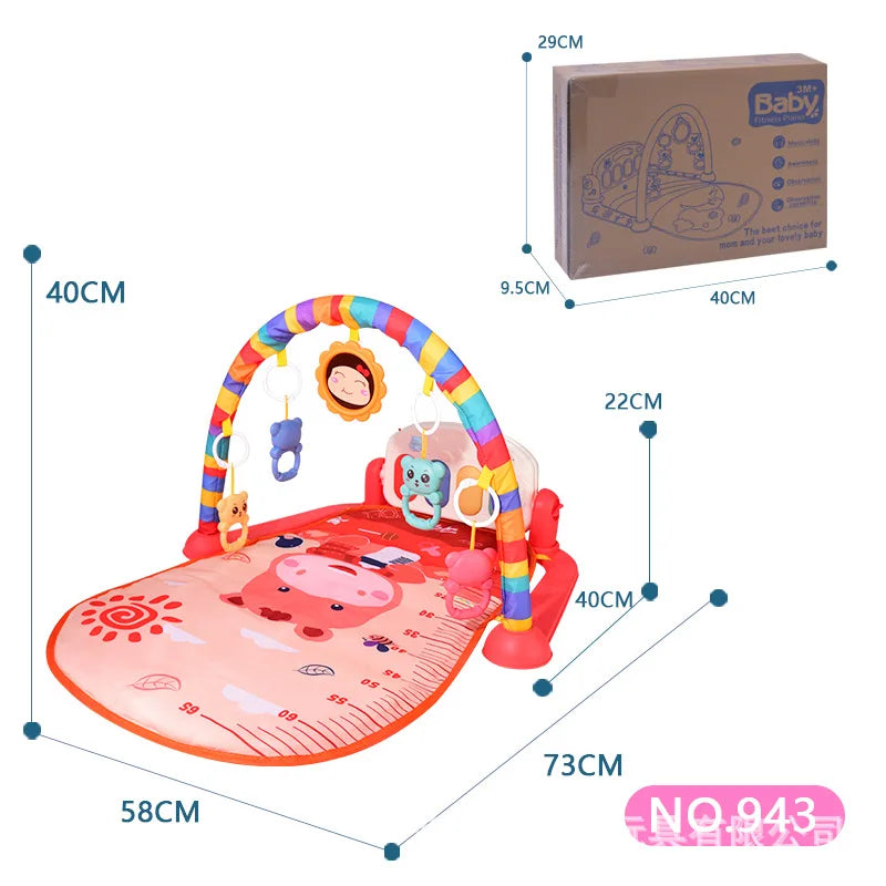 2026 Selling New Baby Toys Music Pedal Piano 0-1 Year Old Newborn Piano Game Pad Christmas Gift Mother and Child Supplies