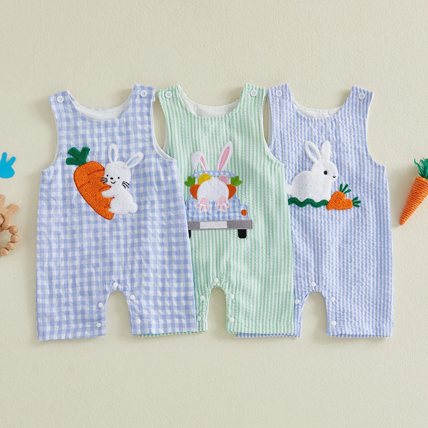 New Baby Boy Romper Cute Embroidered Sleeveless Buttons Short Jumpsuits 2026 Summer Toddler Overalls 0-18M