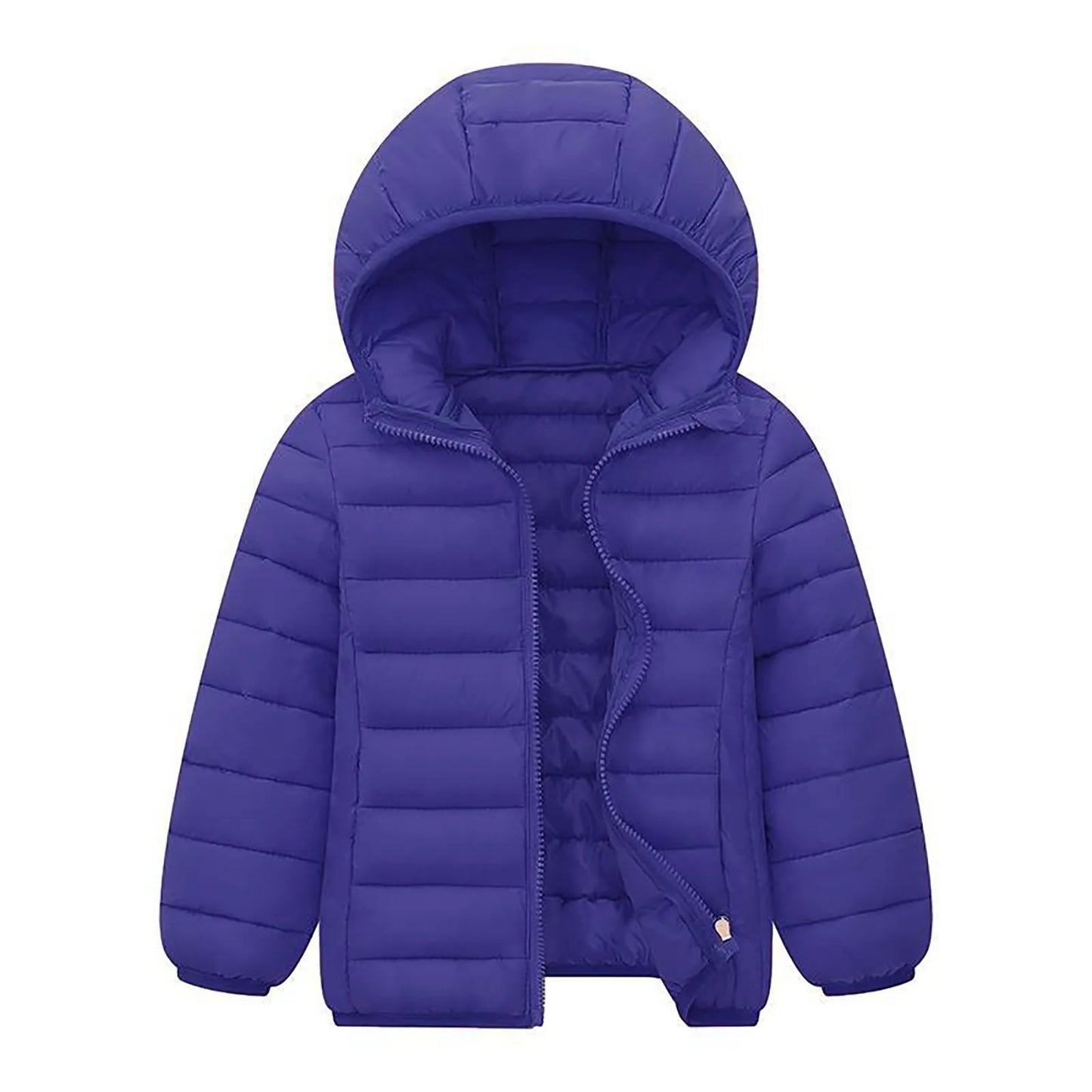 New Children'S Plush Coat Boy And Girls Coat Winter Lightweight Jackets Hooded Outerwear Boys Girls Warm Hooded Outerwear