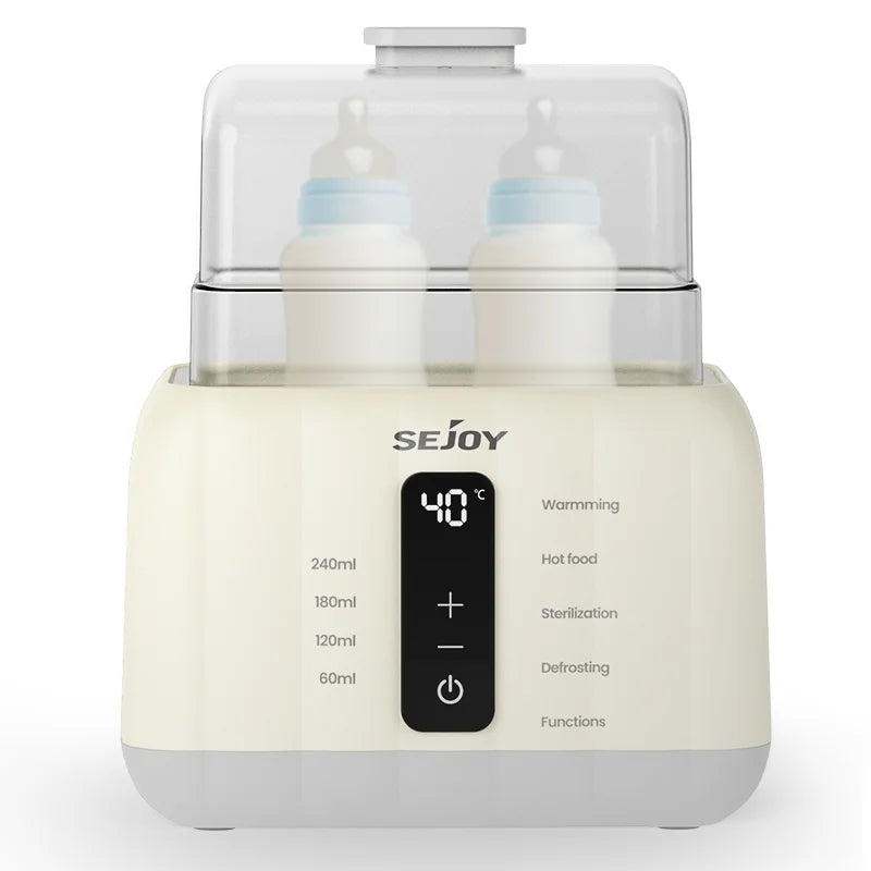 Double Baby Bottle Warmer Multi function Fast Baby,Baby Milk Warmer Food Heater with ACcurate Temperature Control Formula Water Warmer for Twins