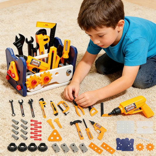 Kids Repair Tool Kit Toys Play House Screw Disassemble Pretend Play Screwdriver Handmade Educational Children Toys for Boys Gift