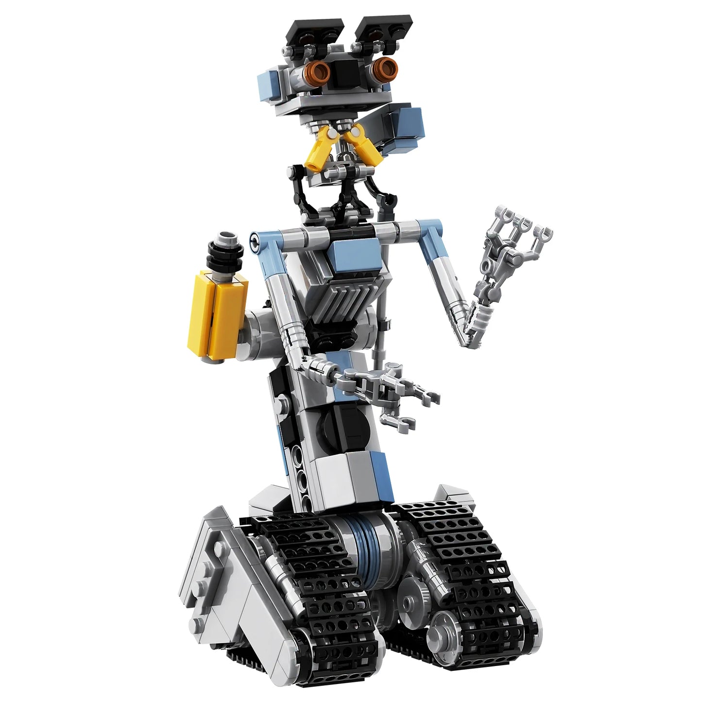 Johnnys 5 Robot Building Blocks Set Military Robot Model Action Figure Bricks Johnnys Five Building Blocks Toys for Kids Gifts