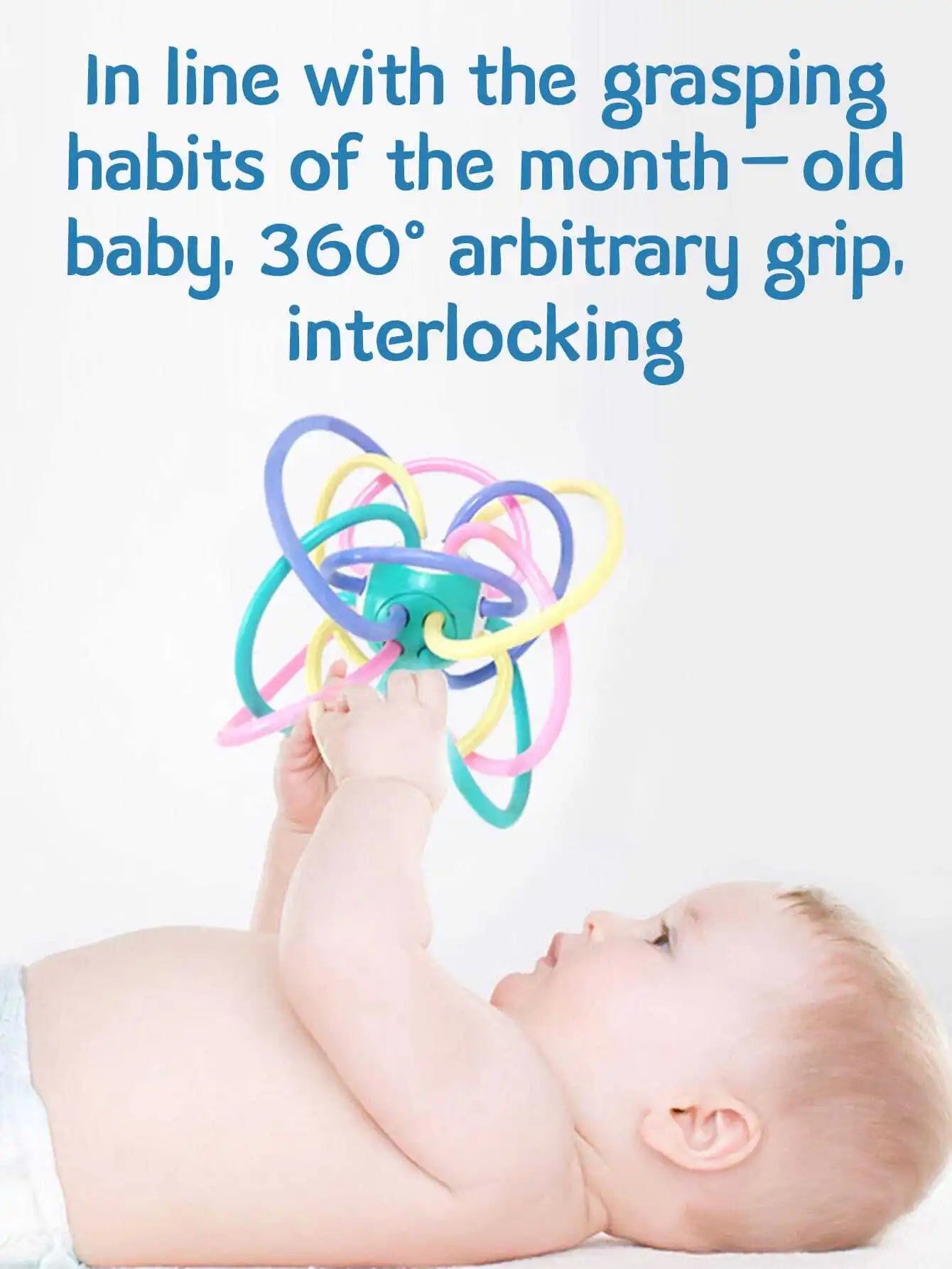 Baby Sensory Teething Teether Toys  Teething Toys For Babies 0-6 Months | Baby Teething Toys 6 To 12 Months Baby Teething Ball T