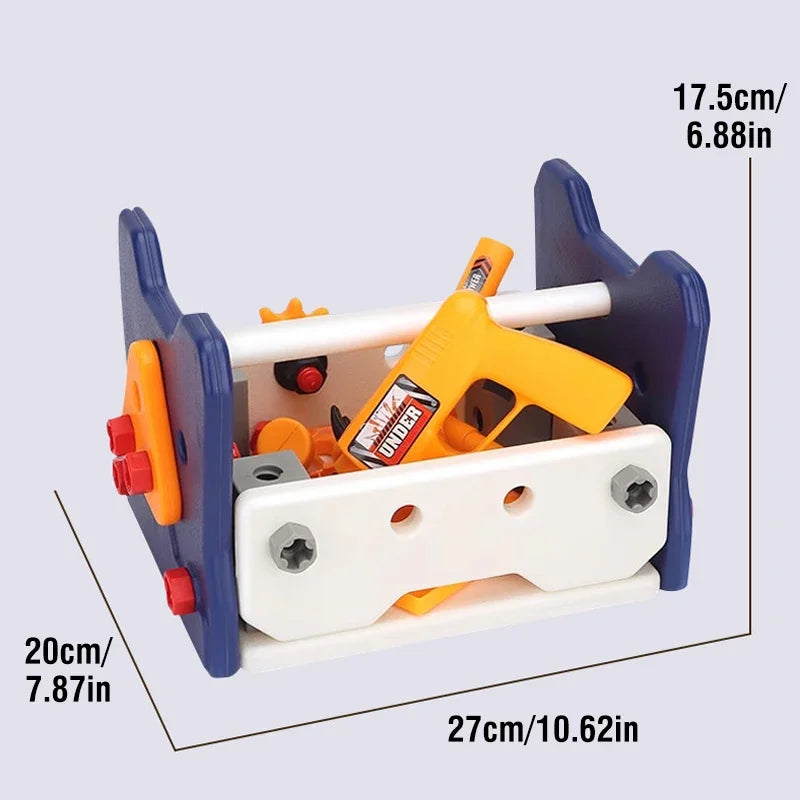 Kids Repair Tool Kit Toys Play House Screw Disassemble Pretend Play Screwdriver Handmade Educational Children Toys for Boys Gift