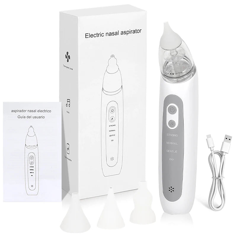 Cloud Prime Baby Electric Nasal Aspirator Charging Version Newborn Baby Nasal Aspirator Suck Out Prevent Nasal Congestion For Winter