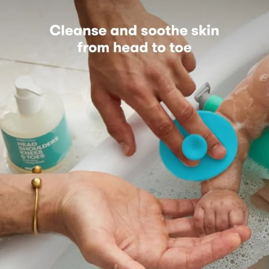 Frida Baby DermaFrida The SkinSoother Baby Bath Brush, Cradle Cap Brush for Babies, Baby Essential for Dry Skin, Cradle Cap Tre