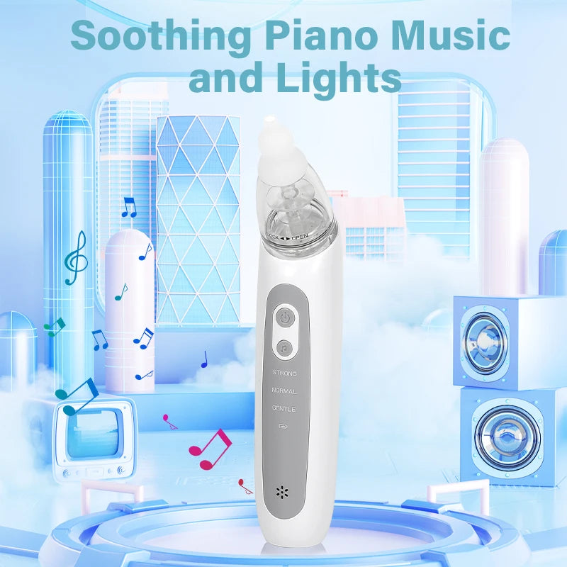 Cloud Prime Baby Electric Nasal Aspirator Charging Version Newborn Baby Nasal Aspirator Suck Out Prevent Nasal Congestion For Winter