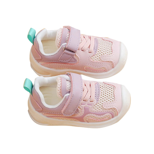 Baby Sneakers Spring Summer Infant Shoes Soft Contrast Color Toddler Shoes Newborn First Walkers Unisex Baby Boy Girl Shoes