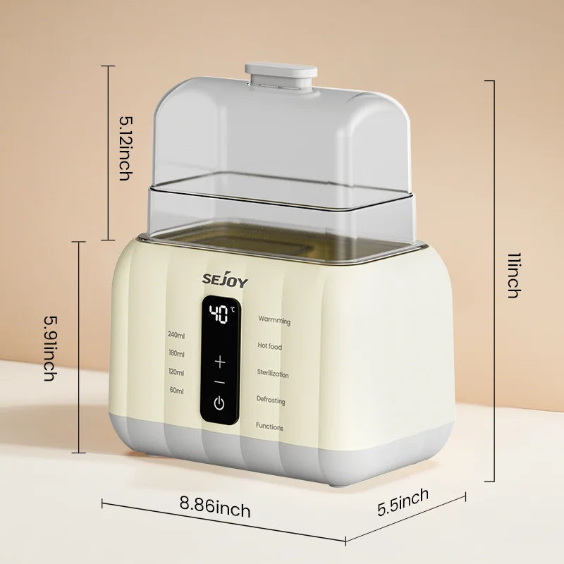 Double Baby Bottle Warmer Multi function Fast Baby,Baby Milk Warmer Food Heater with ACcurate Temperature Control Formula Water Warmer for Twins