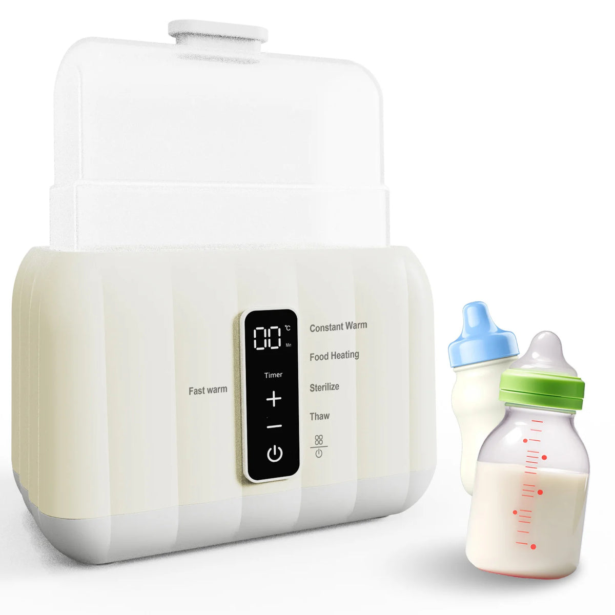Multi Function Double Baby Bottle Warmer Fast Baby, Baby Milk Warmer Food Heater with Accurate Temperature Control Formula Water Warmer for Twins