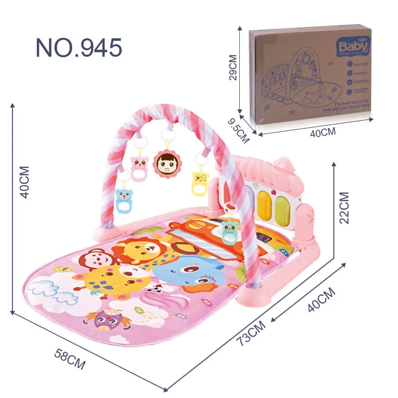 2026 Selling New Baby Toys Music Pedal Piano 0-1 Year Old Newborn Piano Game Pad Christmas Gift Mother and Child Supplies