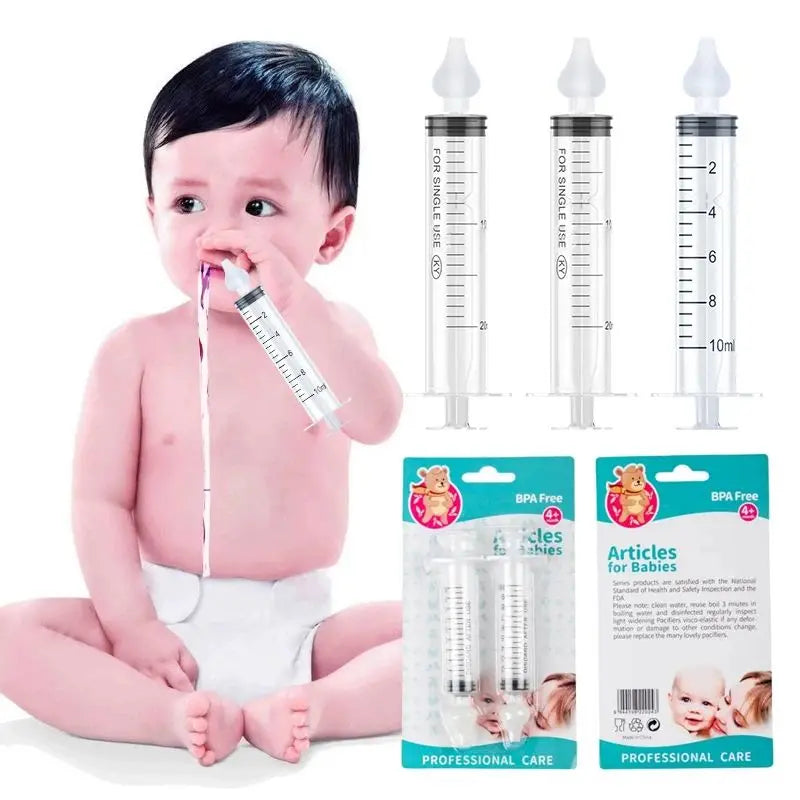 10ML/20ML Baby Nasal Aspirator Syringe Baby Nose Cleaner Rhinitis Nasal Washer Irrigator Baby Nose Washing for Children 2028